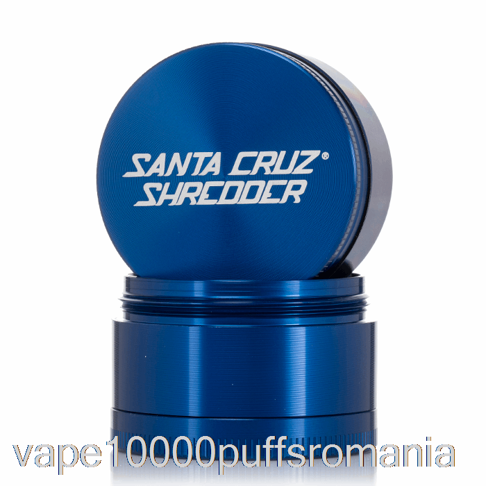 Vape Romania Santa Cruz Tocator 2.2 Inch Mediu Slefuitor 4 Piese Albastru (53mm)